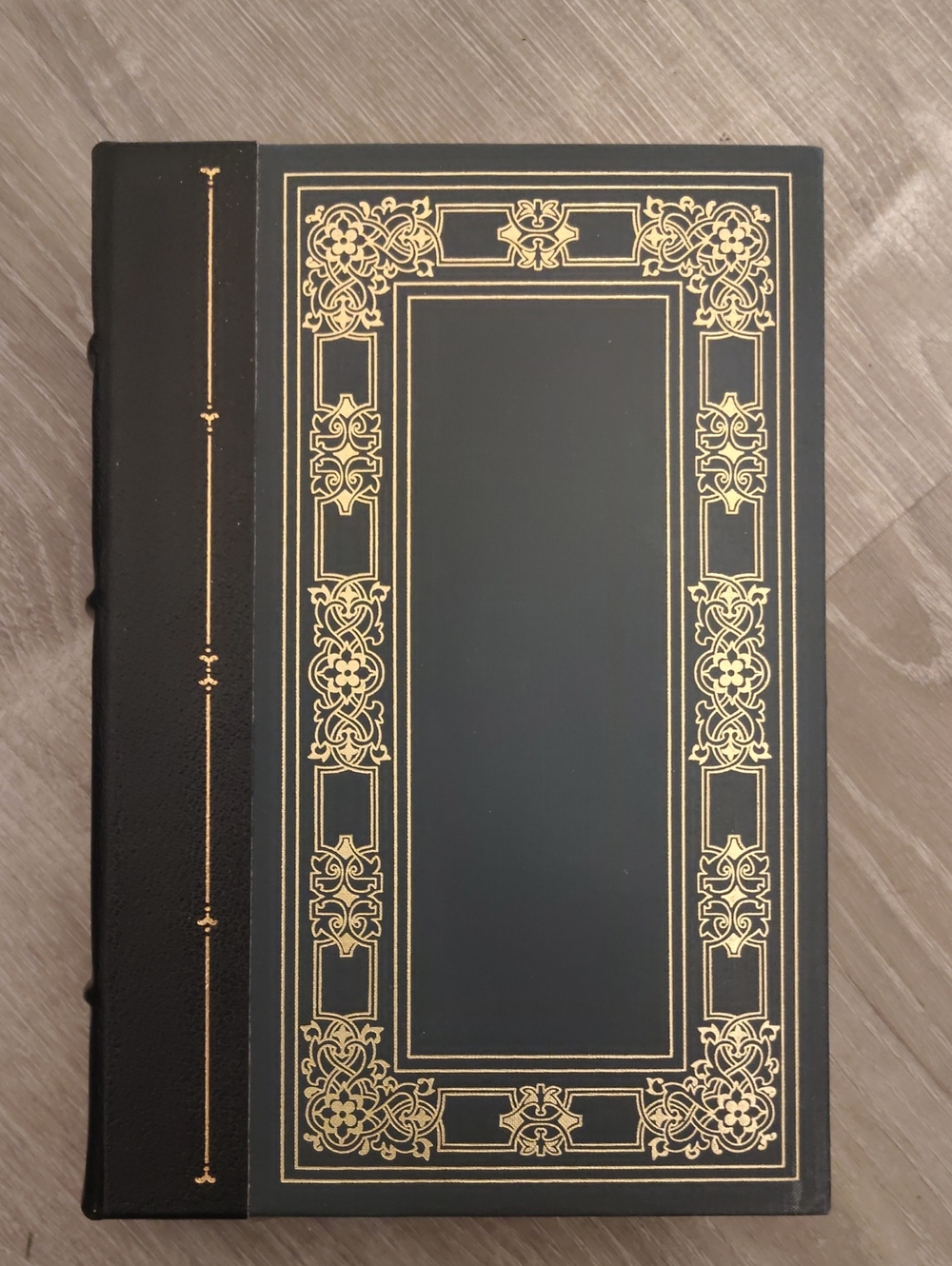 Black and Gold Decorative Hardcover Coffee Table Book - Unbranded